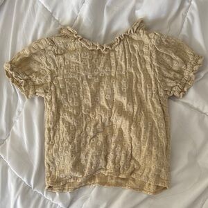Rylee + Cru floral Ruffle Top size 10-12Y